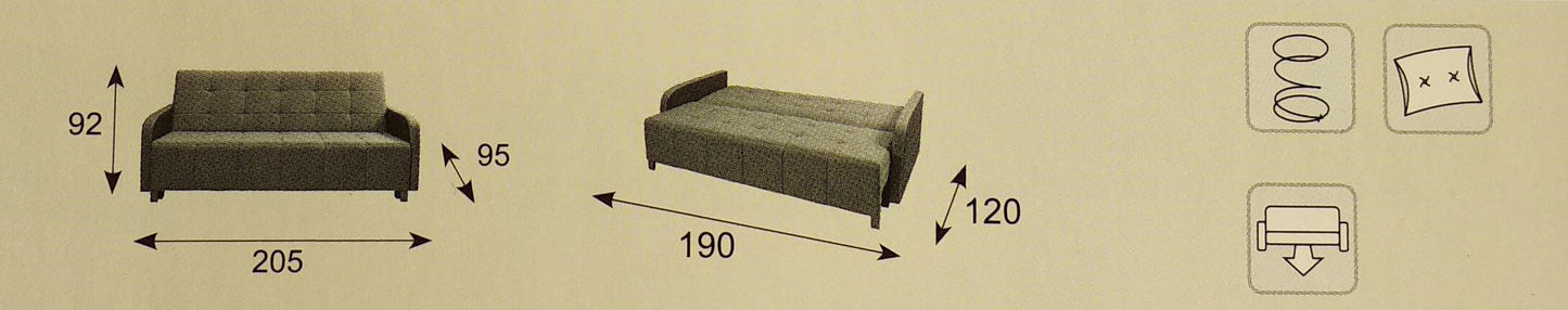 Sofa-lova "PENTA"